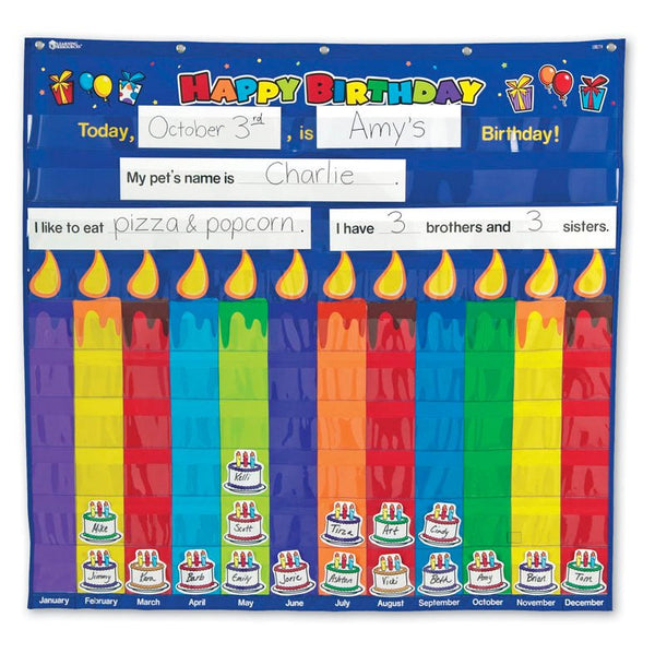 Birthday Pocket Chart - EASE