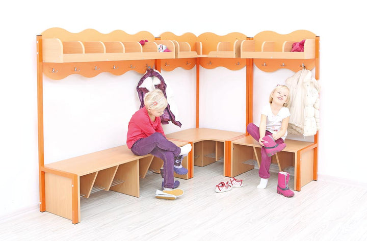 Cloud Corner Cloakroom - Orange - EASE