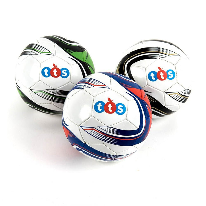 Coloured Leather Laminate Training Footballs 3pk - EASE