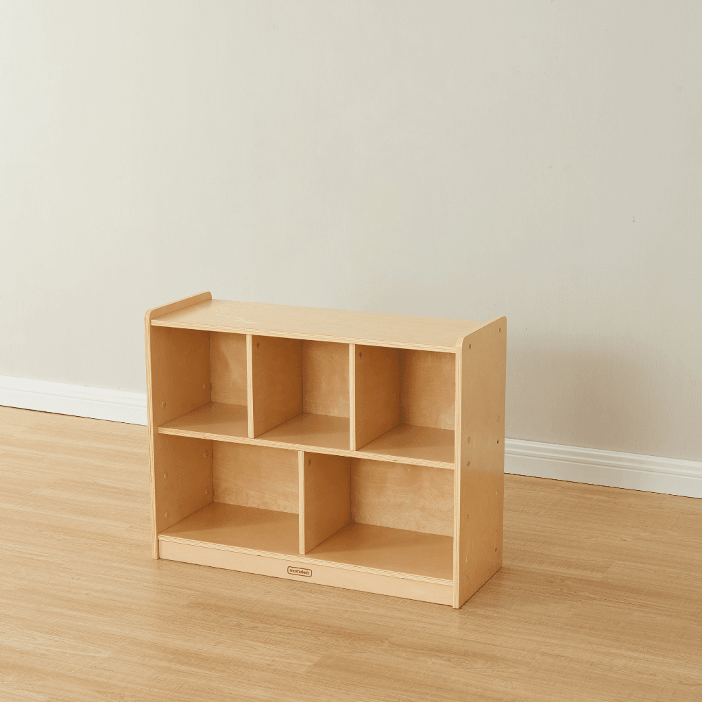 Compartment Shelving Unit - Wooden Back - EASE
