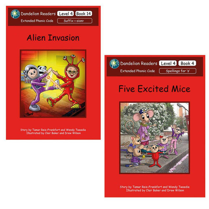 Dandelion Phonic Readers Books Packs Level 4 - EASE