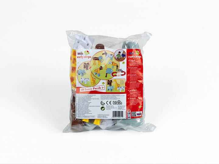 Early Steps - Magnetic animal puzzle, 4 animals/polybag - EASE