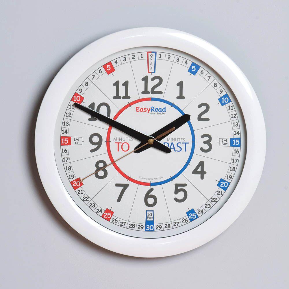 Easyread Time Teacher Clock 35cm Dyscalculia| Primary School| SEN – EASE