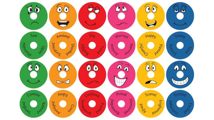 English Emotions Donut Cushion trolly - set of 12 - EASE