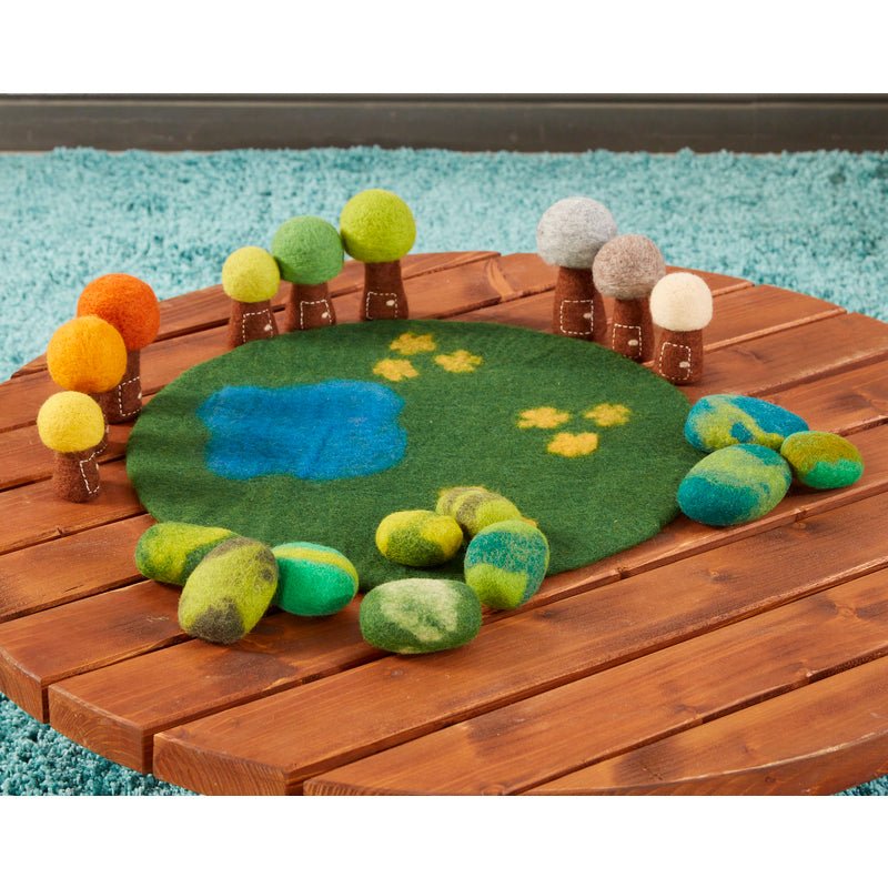 Felt Seasonal Trees 9Pk - EASE