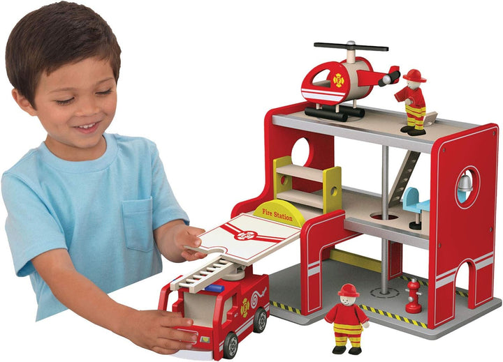 City Fire Station Figures & Furniture| Small World| Social Skills – EASE