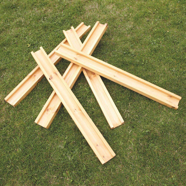 Flat Wooden Water Channelling 5pk - EASE