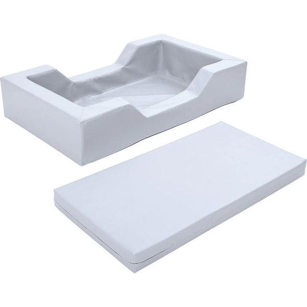 Foam bed with cut outs - grey - EASE
