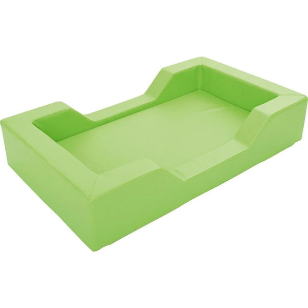 Foam bed with cut outs - lime - EASE