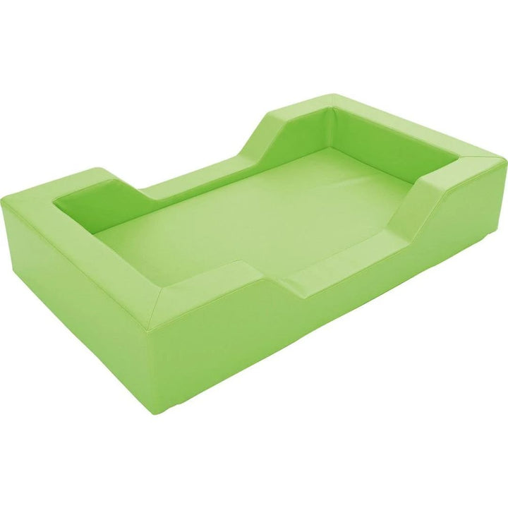Foam bed with cut outs - lime - EASE