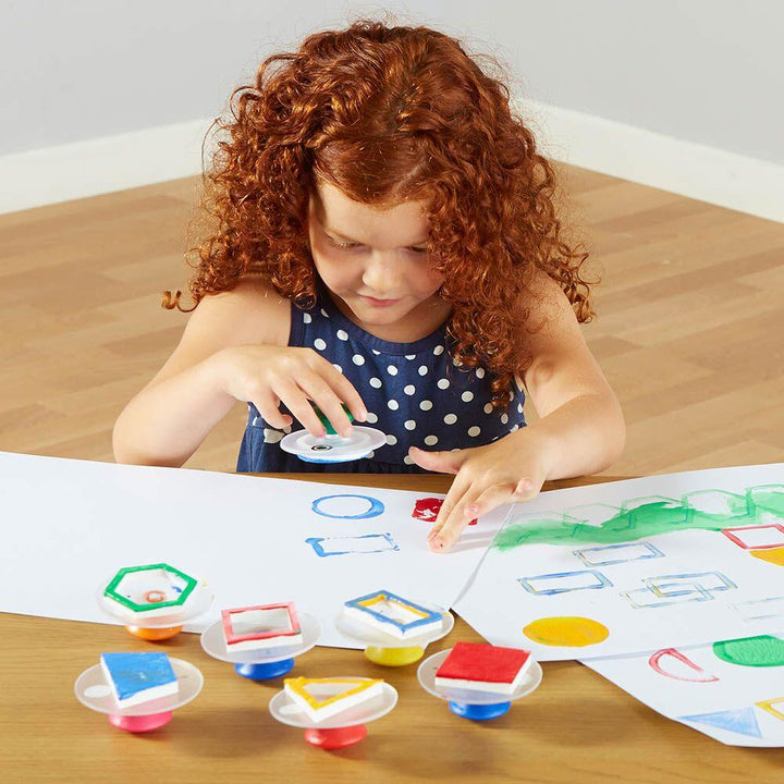 Foam Geometric Paint Stampers 14pk - EASE