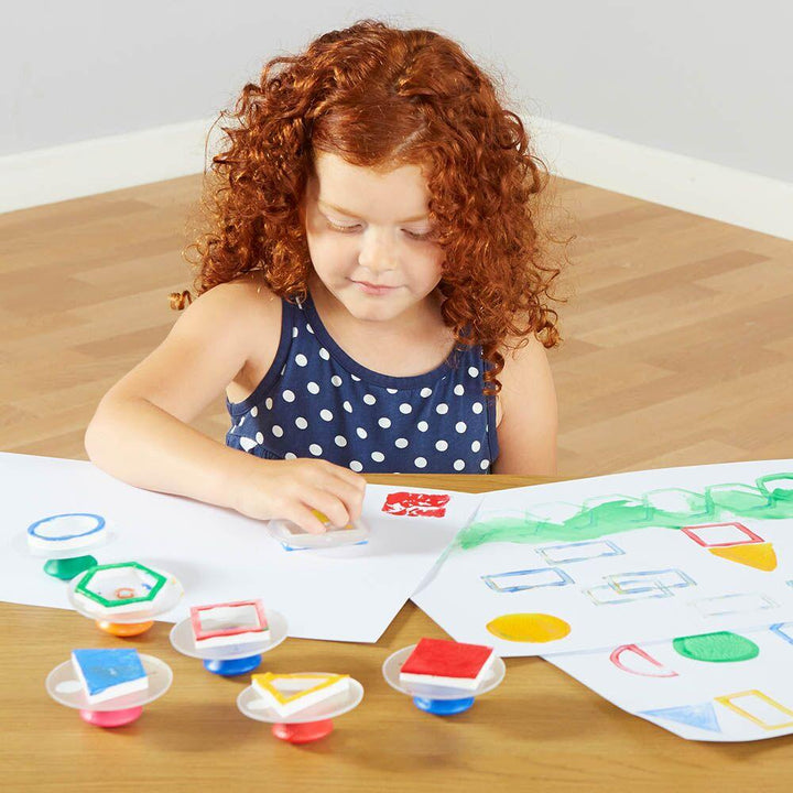 Foam Geometric Paint Stampers 14pk - EASE