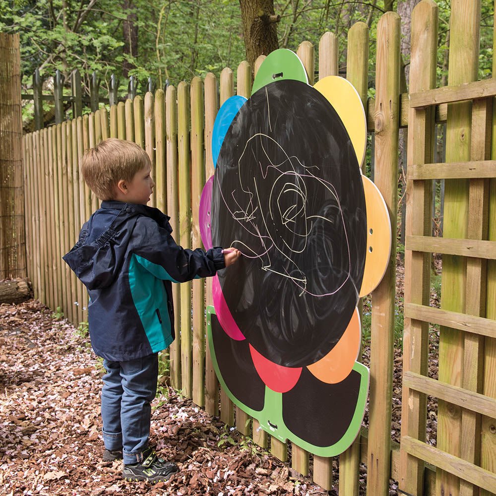 Mark Making Fun Giant Mark Making Chalkboard Daisy Art| Art & Craft| Chalkboards| Early ...