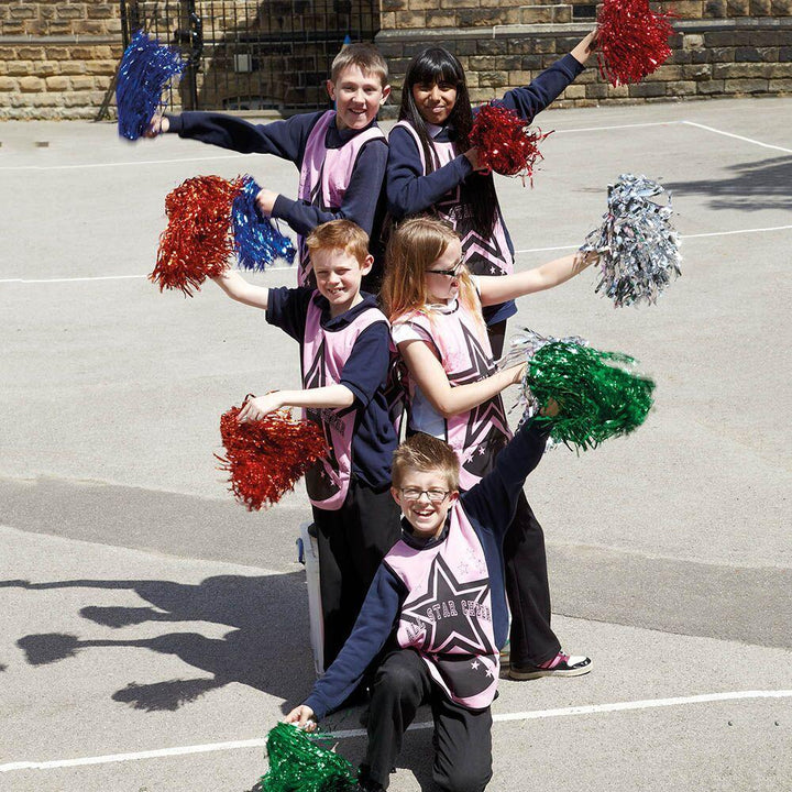 Glittery Dance Pom Poms 60pk - EASE