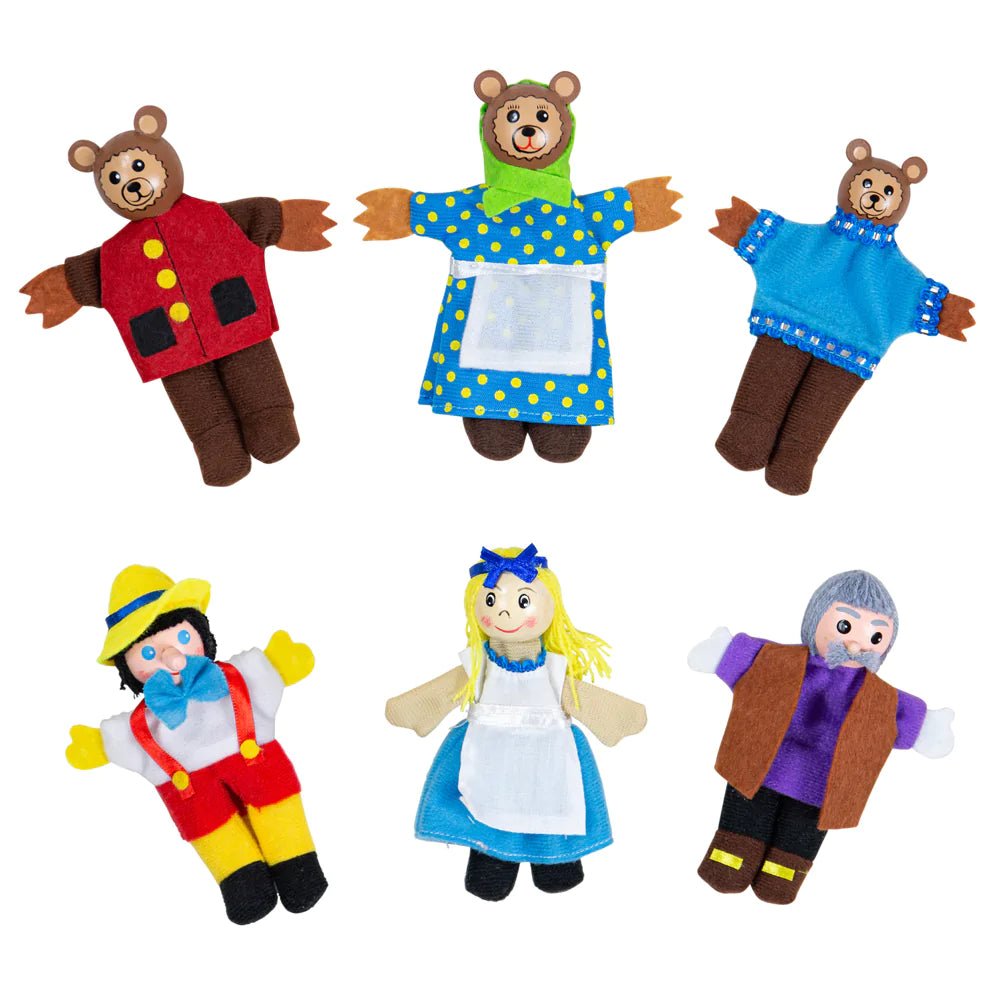 Goldilocks Finger Puppets - EASE