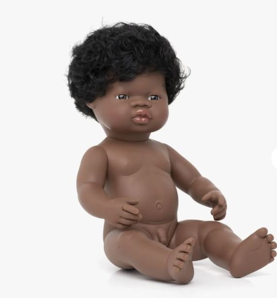 Hard Bodied Baby Doll African Boy - EASE