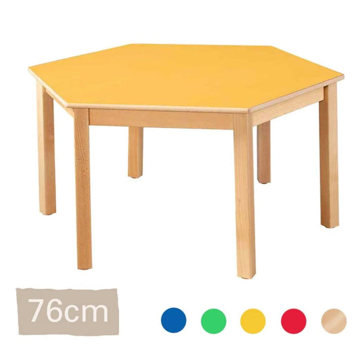 Hexagonal Table 76cm All Colours - EASE