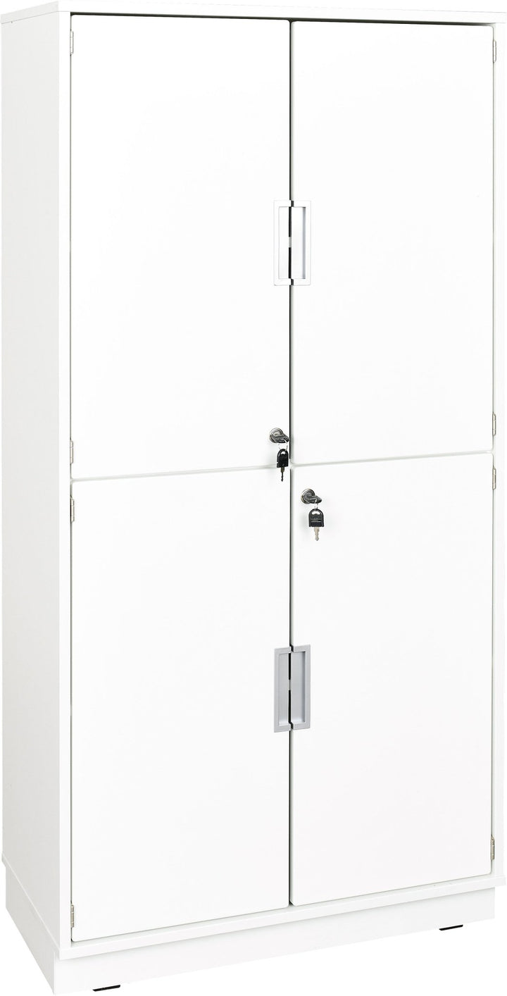 High Cabinet with White Doors 160cm - EASE
