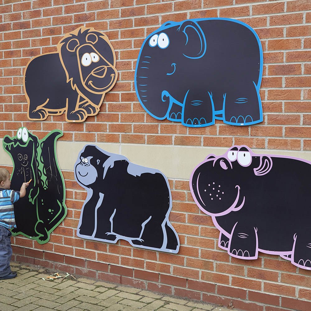 Jungle Themed Chalkboards Assorted 5pk - EASE