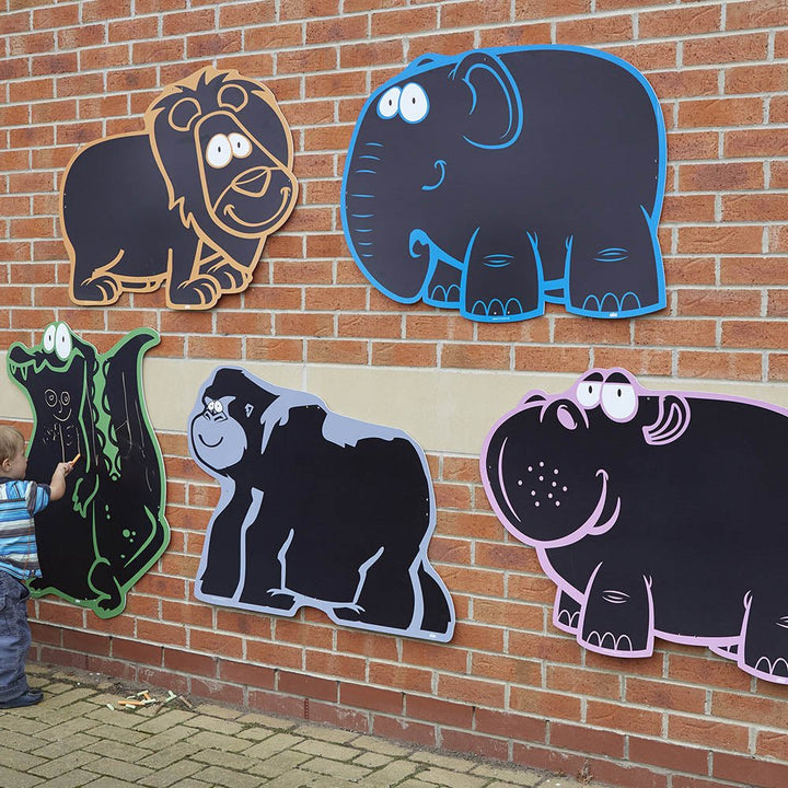 Jungle Themed Chalkboards Assorted 5pk - EASE