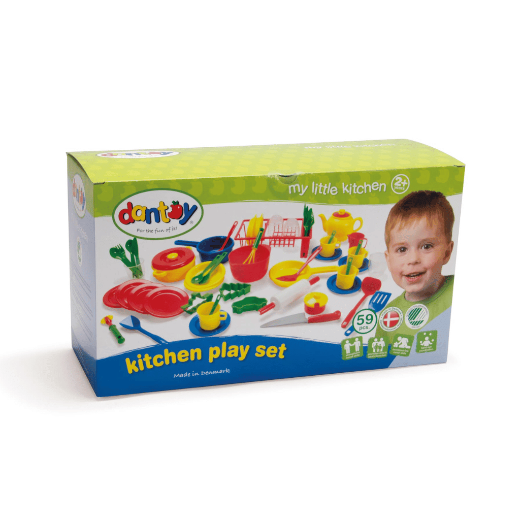 Kitchen Play Set in Box - 59pcs - EASE
