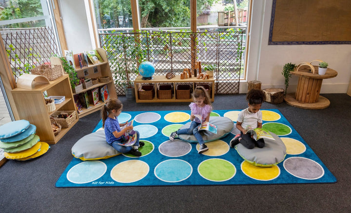 Lake Circles Rectangular Placement Carpet - EASE