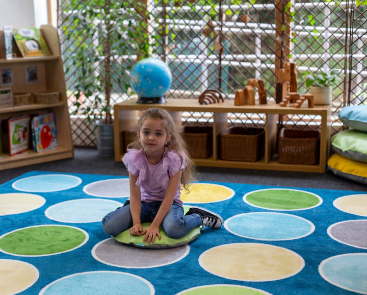 Lake Circles Rectangular Placement Carpet - EASE