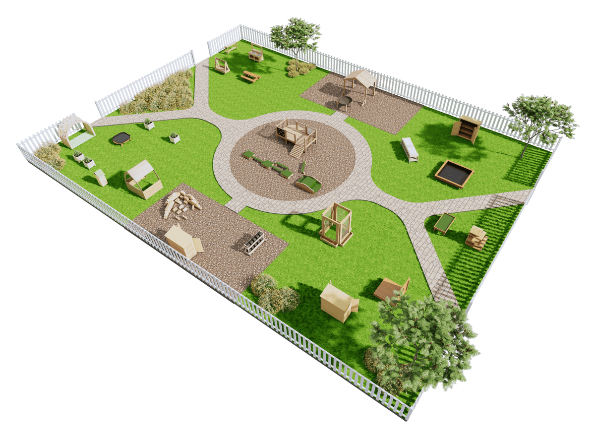 Large Toddler Sensory Garden for Ages 2 - 3 - EASE