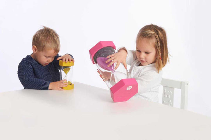 Large Visual Sand Timer - 3 Minute Yellow - EASE