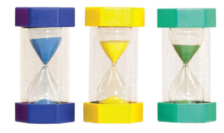 Large Visual Sand Timer - 3 Minute Yellow - EASE