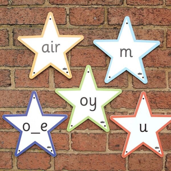 Letter & Sounds Outdoor Stars - EASE