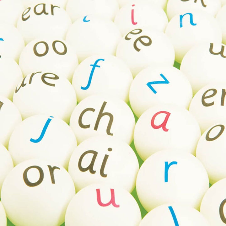 Letters & Sounds Phonics Ping Pong Balls - EASE