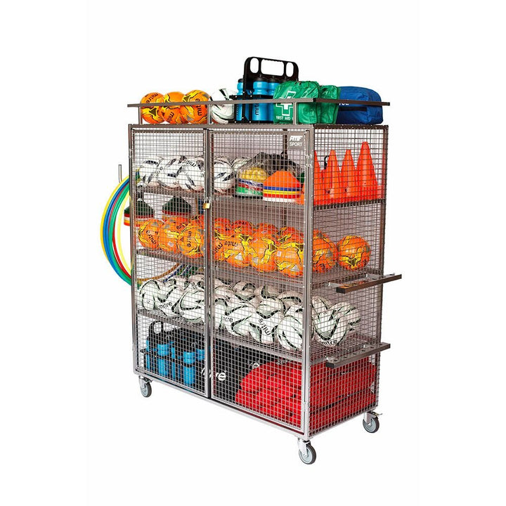 Lockable Ball Storage Trolley H1.76 x W1.4m - EASE