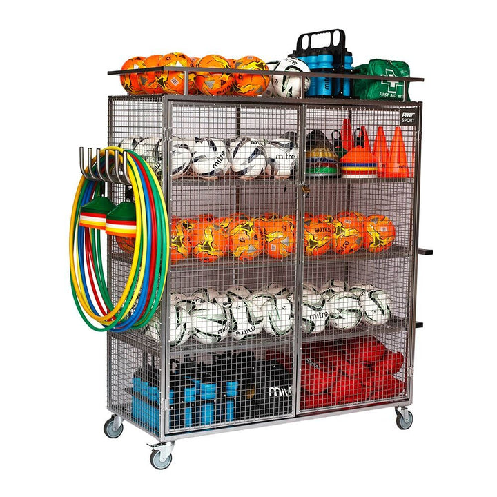 Lockable Ball Storage Trolley H1.76 x W1.4m - EASE