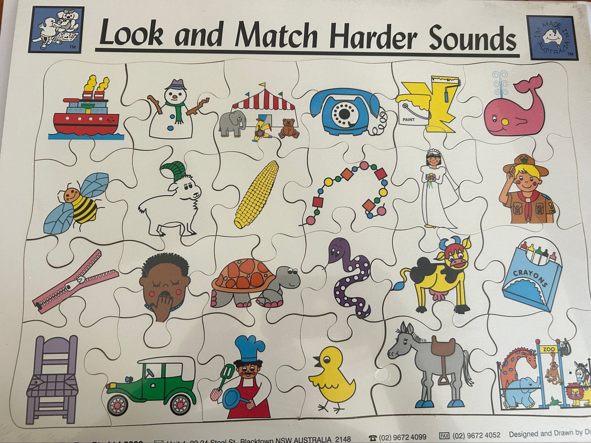 Look & Match Harder Sounds Jigsaw Puzzle - EASE