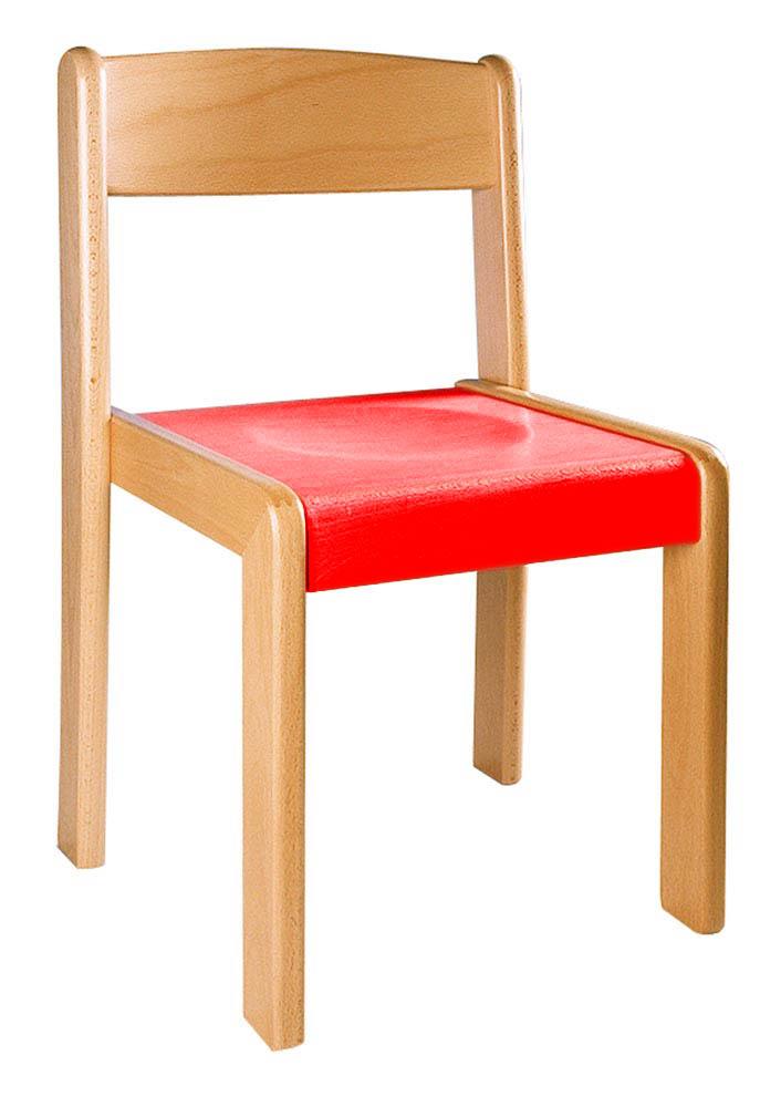 Magnolia Top Table And Stackable Beech Chairs - EASE