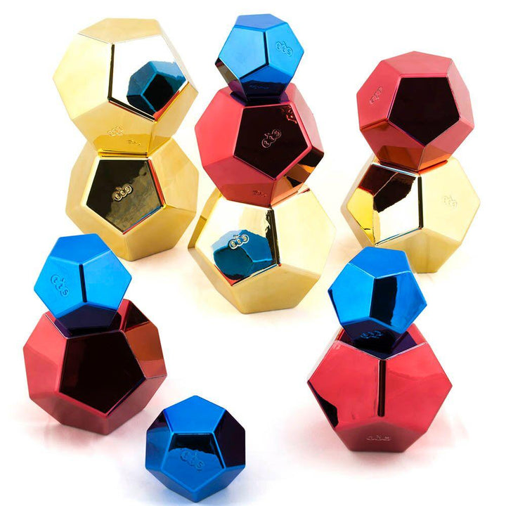 Marvellous Metallics Coloured Boulder Blocks 12pk - EASE
