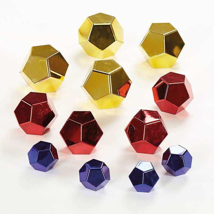 Marvellous Metallics Coloured Boulder Blocks 12pk - EASE