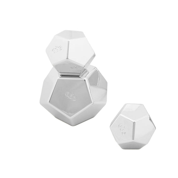 Marvellous Metallics Silver Boulder Blocks 3pk - EASE