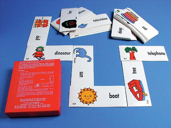 Matching Words & Pictures is fun dominoes - EASE