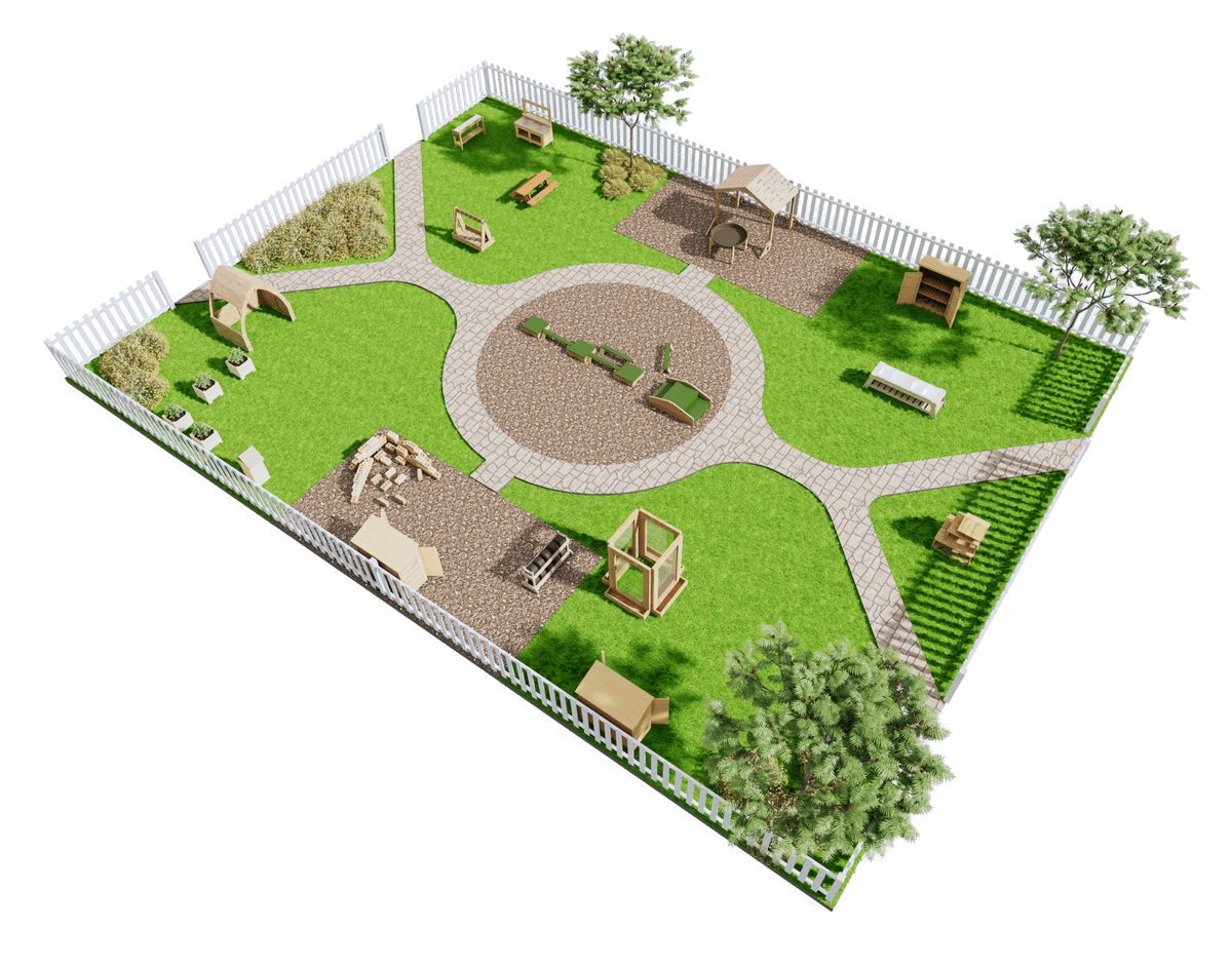 Medium Toddler Garden for Ages 2 - 3 - EASE