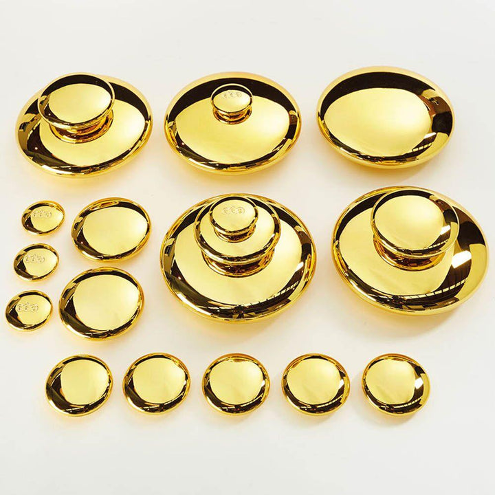 Mirrored Stacking Pebbles Bronze 20pk - EASE