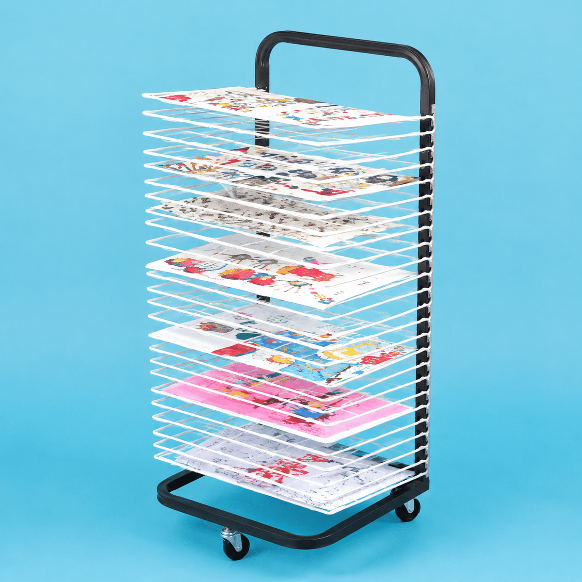 Mobile Art Paint Drying Rack Small - EASE