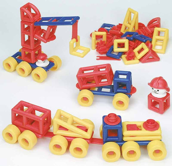 Mobilo Model Cards (12 Pcs) 3 - 4 yrs| Construction| Click Together ...