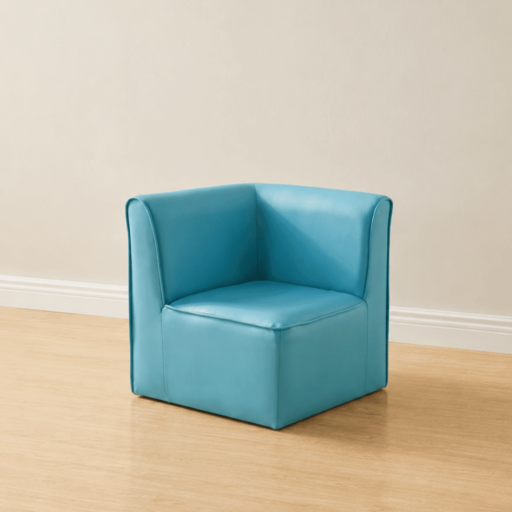 Modular Kids Sofa - Corner Chair (Blue) - EASE