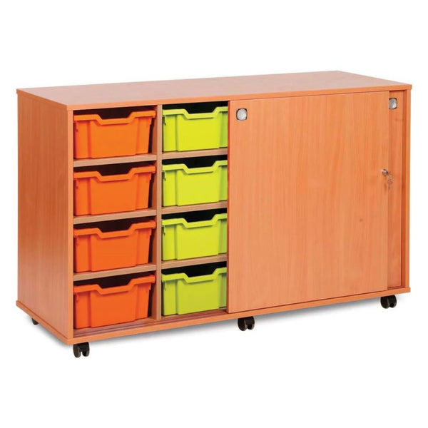 Monarch 8 Deep & 6 Extra Deep Tray Unit with Lockable Sliding Doors - EASE