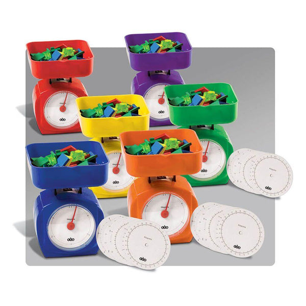 Multi Dial Plastic Measuring Scales 6pk - EASE