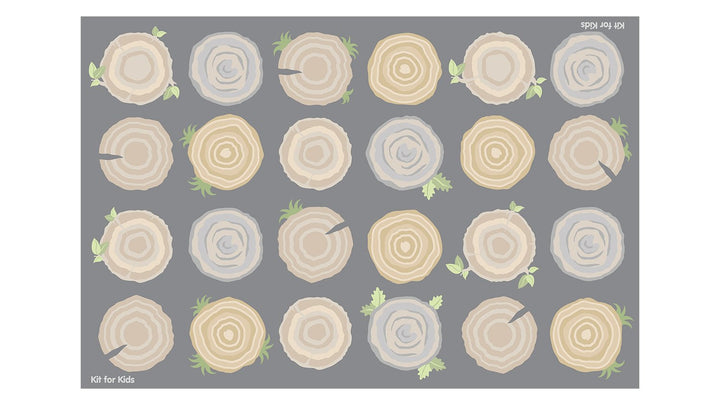 Natural World Tree Stump Placement Carpet - EASE