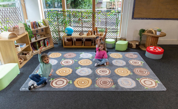 Natural World Tree Stump Placement Carpet - EASE