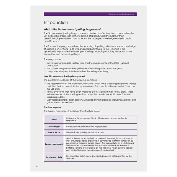 No Nonsense Spelling Book Packs - EASE
